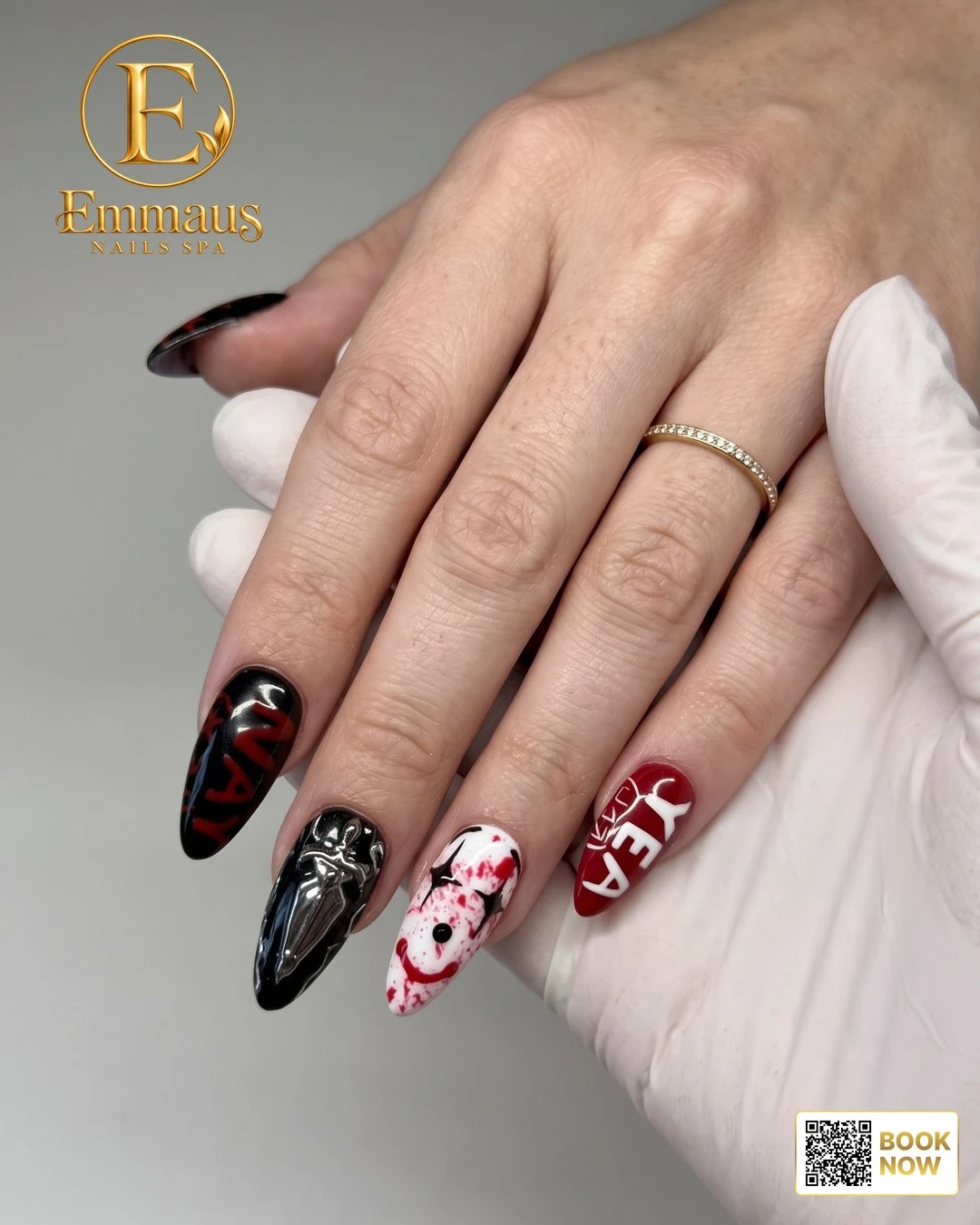 Halloween nail art Oct 2026